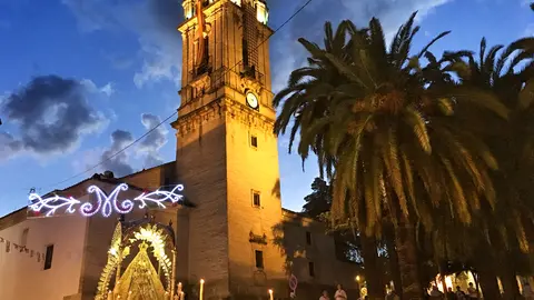 Procesi&oacute;n solemne de la Virgen de la SIerra, ayer s&aacute;bado (FOTO: cedida)