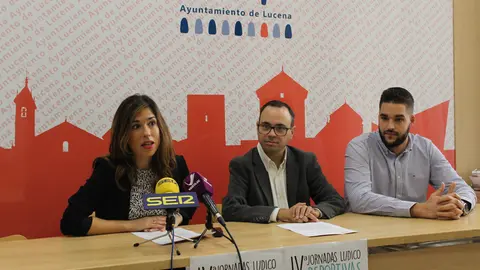 Presentaci&oacute;n de las jornadas l&uacute;dicas AMFE, en Lucena (FOTO: cedida)