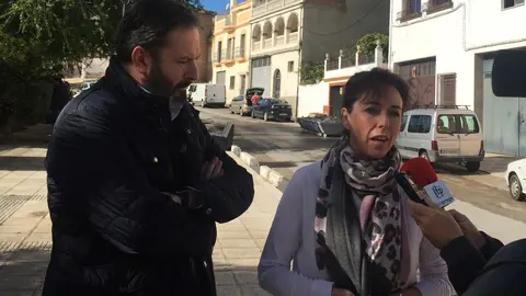 Molina y Ceballos, esta ma&ntilde;ana en Priego (FOTO: cedida)