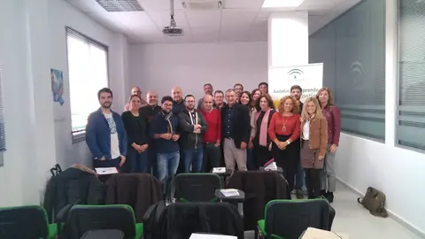 Participantes en la jornada sobre Innovaci&oacute;n desarrollada por Andaluc&iacute;a Emprende en Cabra (FOTO: cedida)