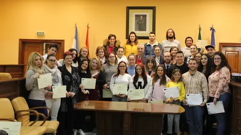 Acto de clausura del programa 'Lucena Empleo Joven' (FOTO: cedida)