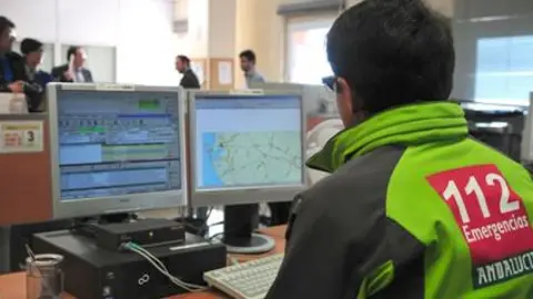 Sala de Control 112 Andaluc&iacute;a (FOTO: cedida)