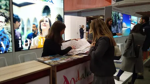 Caminos de Pasi&oacute;n, en el stand de Turismo Andaluz en la Feria de Vakantiebeurs, en Pa&iacute;ses Bajos (FOTO: cedida)