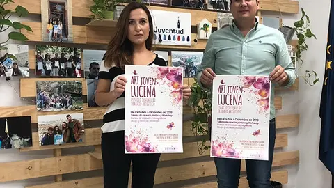Pepa Cantero y Fran Adame presentan estas dos iniciativas juveniles (FOTO: cedida)