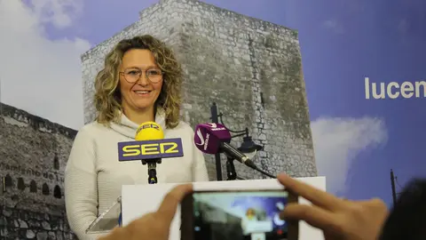 Mar&iacute;a del Mar Morales, durante la rueda de prensa (FOTO: cedida)