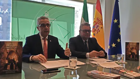P&eacute;rez y Morales presentan en Madrid la oferta de Caminos de Pasi&oacute;n en esta Cuaresma (FOTO: cedida)