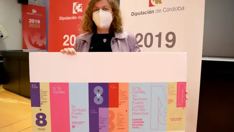 Alba Doblas presenta los actos del 8-M en Diputaci&oacute;n de C&oacute;rdoba (FOTO: cedida)