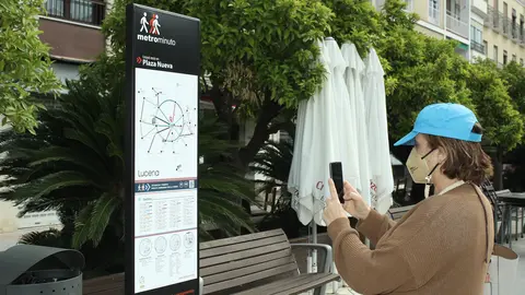 Metrominuto, en la Plaza Nueva de Lucena (FOTO: cedida)