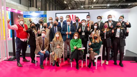 Delegaci&oacute;n de la Mancomunidad de la Subb&eacute;tica en FITUR 2022 (FOTO: cedida)
