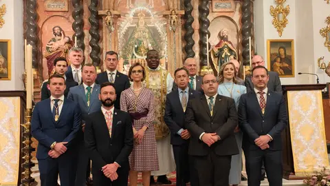 Nueva Junta de Gobierno de la Real Archicofrad&iacute;a de Mar&iacute;a Sant&iacute;sima de la Sierra (FOTO: Real Archicofrad&iacute;a)