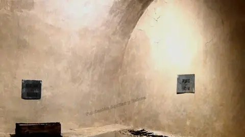 Cripta de los Condes de Cabra, descubierta en el subsuelo de la Capilla de Capuchinos (FOTO: Fundaci&oacute;n Aguilar y Eslava)