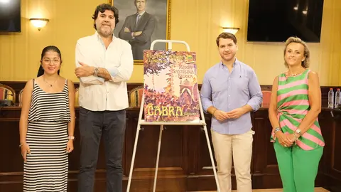 Presentaci&oacute;n cartel Real Feria y Fiestas en honor a la Virgen de la Sierra, en Cabra (FOTO: cedida)