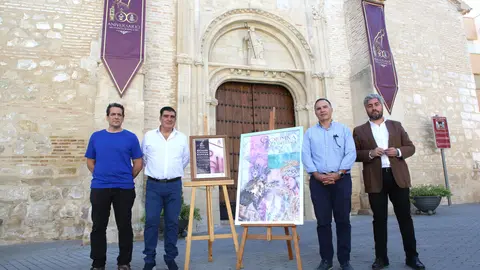 Presentaci&oacute;n del 'videomapping' de la Hermandad de la Columna de Lucena con motivo de su centenario (FOTO: cedida)