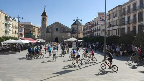 Marcha ciclista infantil con motivo de la Semana Europea de la Movilidad Sostenible en 2022 (FOTO: cedida)