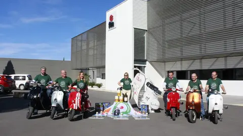 Presentaci&oacute;n de la XII Ruta Subb&eacute;tica en Vespa (FOTO: cedida)