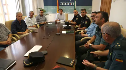 Reuni&oacute;n del plan especial de seguridad para la campa&ntilde;a de la aceituna en Lucena (FOTO: cedida)