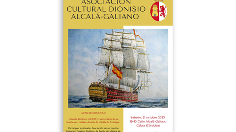 Homenaje a Dionisio Alcal&aacute; Galiano con motivo del aniversario de su muerte