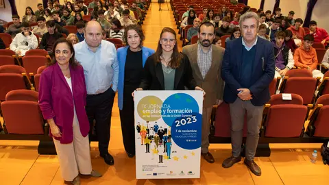 Sara Alguacil inaugura la IX Jornada de Empleo y Formación en Instituciones de la UE (FOTO: cedida)