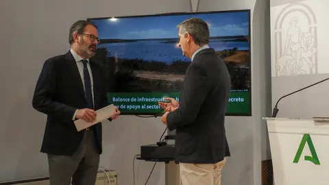 Presentaci&oacute;n del balance h&iacute;drico de la Junta de Andaluc&iacute;a en C&oacute;rdoba (FOTO: cedida)