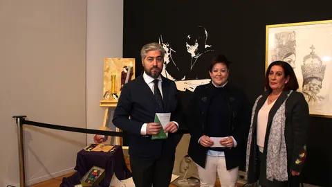 Inauguraci&oacute;n de la exposici&oacute;n sobre la obra pict&oacute;rica de Paco Galindo, en Lucena (FOTO: cedida)