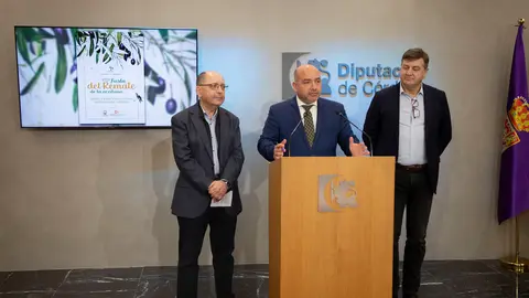 Presentaci&oacute;n de la Fiesta del remate de la aceituna de Doña Mencía en la Diputaci&oacute;n de C&oacute;rdoba (FOTO: cedida)