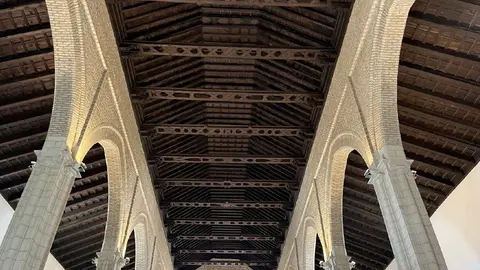 Artesonado de la Parroquia de San Mateo de Lucena (FOTO: cedida)