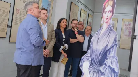 Inauguraci&oacute;n exposici&oacute;n sobre Lozano Sidro y sus ilustraciones para la novela de Juan Valera 'Pepita Jim&eacute;nez' (FOTO: cedida)