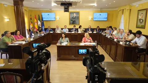 Pleno ordinario del mes de mayo en el Ayuntamiento de Cabra (FOTO: cedida)