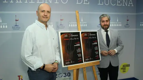 Del Espino y Barbancho presentan el Festival Flamenco homenaje a Antonio Viso, en Lucena (FOTO: cedida)