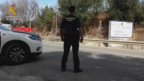 Operativo de la Guardia Civil en Aguilar de la Frontera (FOTO: Guardia Civil)