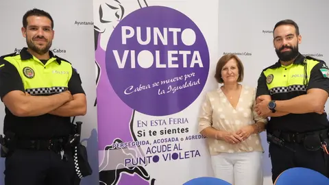 Informaci&oacute;n sobre Punto Violeta en la Real Feria y Fiestas de Cabra 2024 (FOTO: cedida)