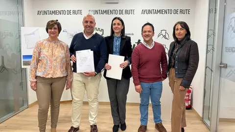 Presentación del proyecto de ampliación del Polígono Industrial 'Las Salinas', en Rute (FOTO: cedida)