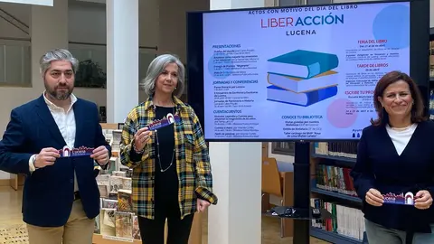 Presentaci&oacute;n del ciclo 'Liberacci&oacute;n', en Lucena, con motivo del D&iacute;a del Libro (FOTO: cedida)