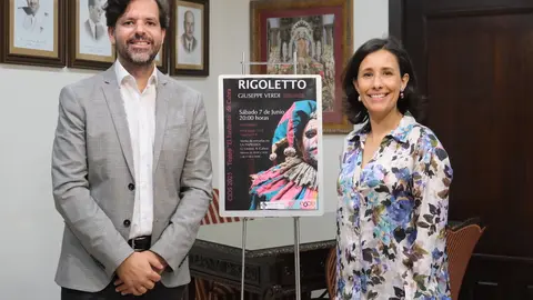 Cubero y Sabariego presentan la &oacute;pera 'Rigoletto' en Cabra, el pr&oacute;ximo 7 de junio (FOTO: cedida)