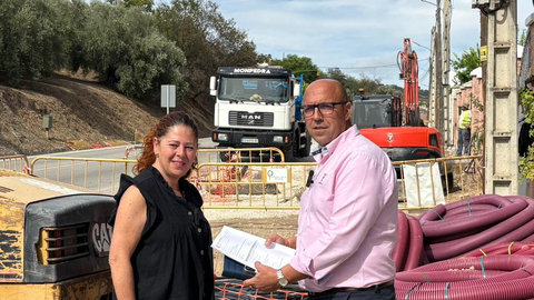 Obras en la zona de 'Portugalejo', en Zambra (FOTO: cedida)