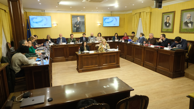Sesi&oacute;n plenaria en el Ayuntamiento de Cabra (FOTO: cedida)